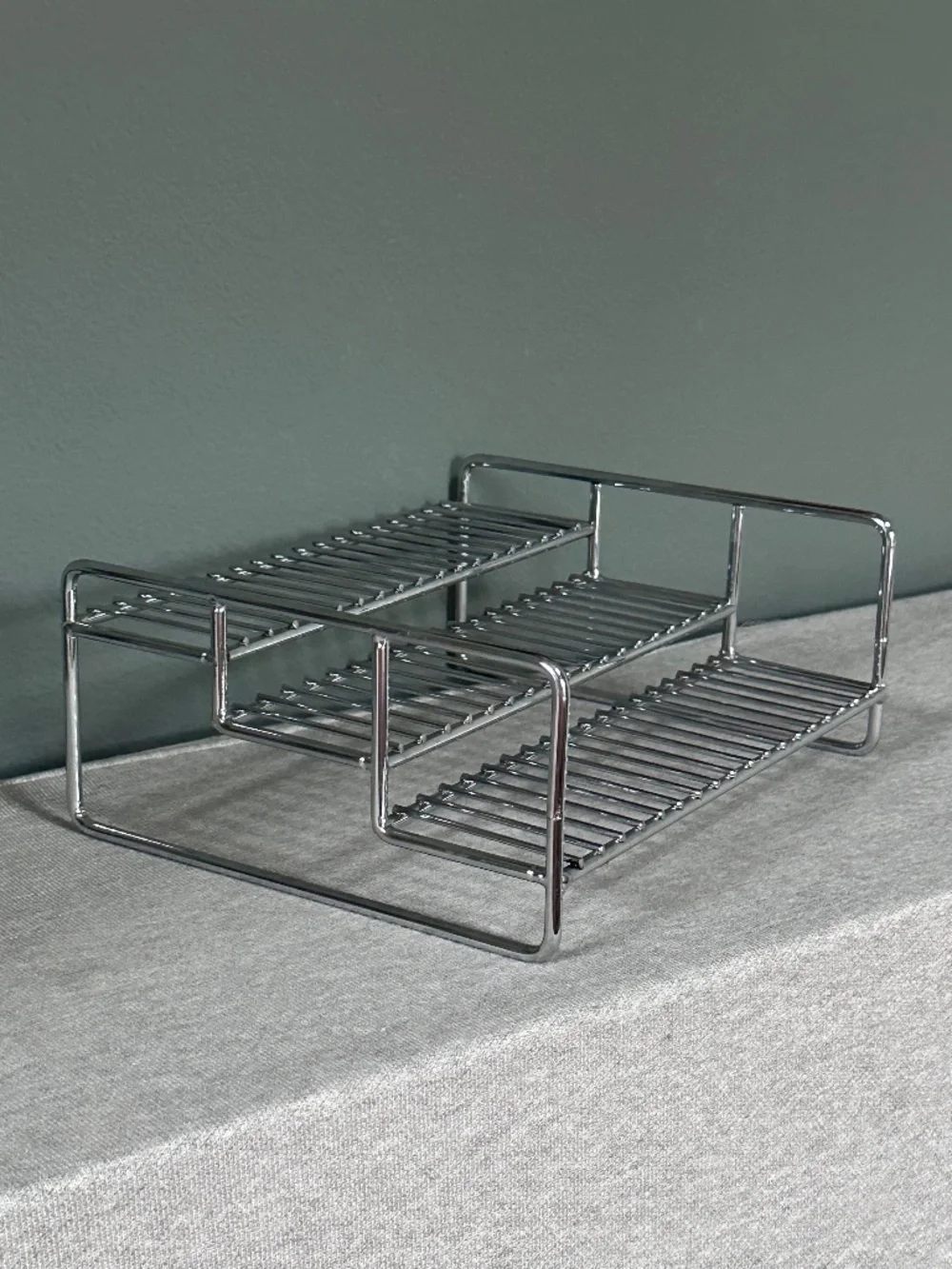 The Container Store: 3-Tier Metal Spice-Jar-Can Rack